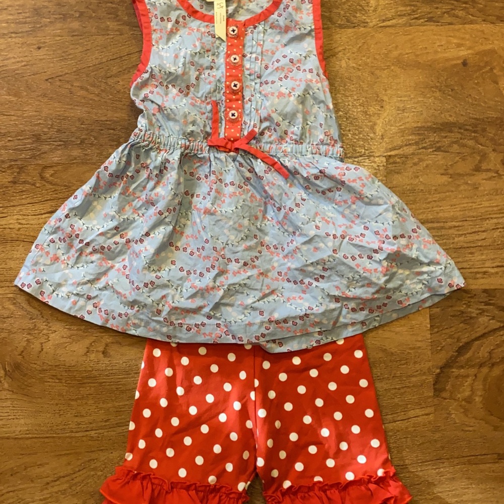 Matilda Jane Tank & Shortie Set Size 4